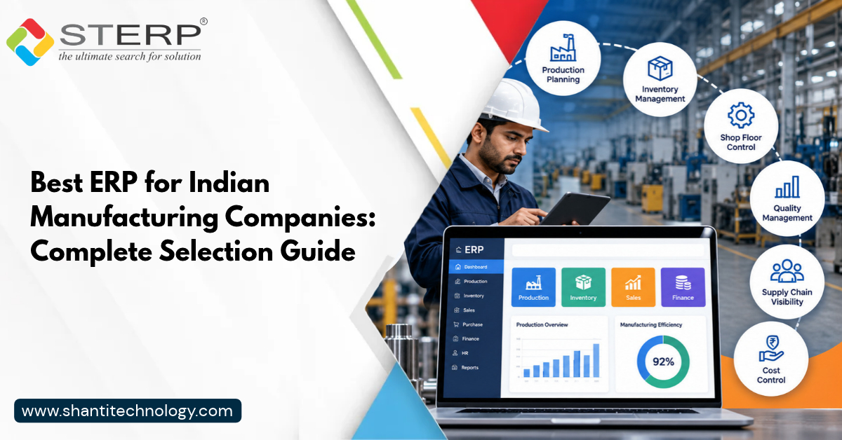 Best ERP for Indian Manufacturing Companies: Complete Selection Guide